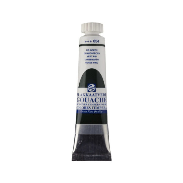 Talens Gouache 20ml - 654 Fir Green